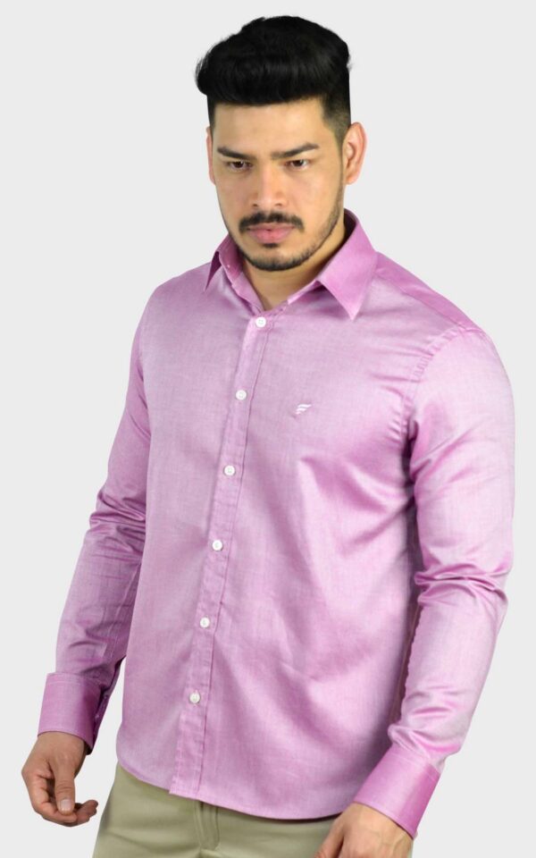 Wholesale Egyptian light pink men's dress shirt oxford - Farg Store